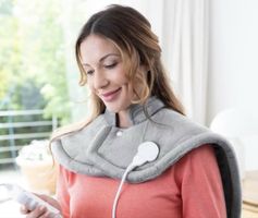 Gilet chauffant AREBOS gris, plusieurs niveaux de températur