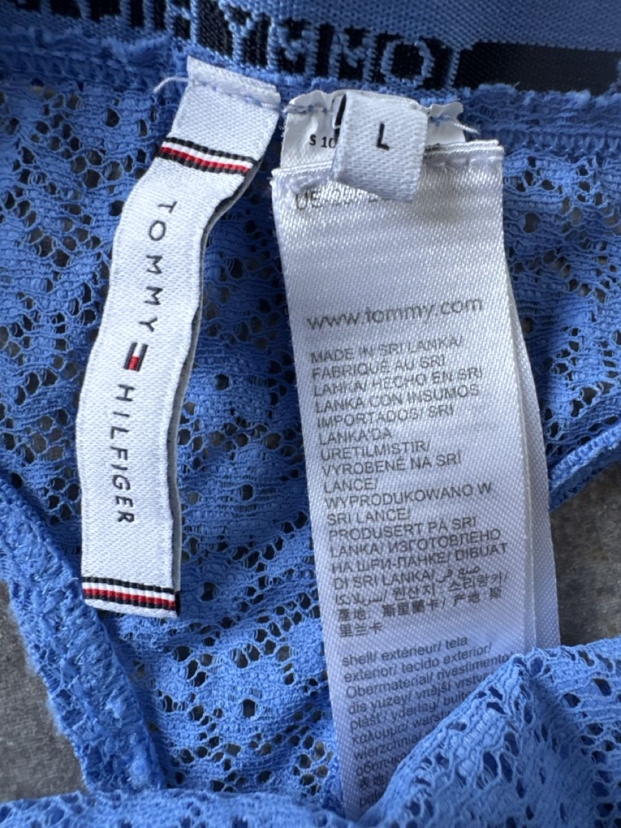 Tommy Hilfiger Sonstige Unterwäsche: Tommy Hilfiger String L Blau Gr.L -! – Neu (gemäss Beschreibung) aus Wangs von Haselika 1
