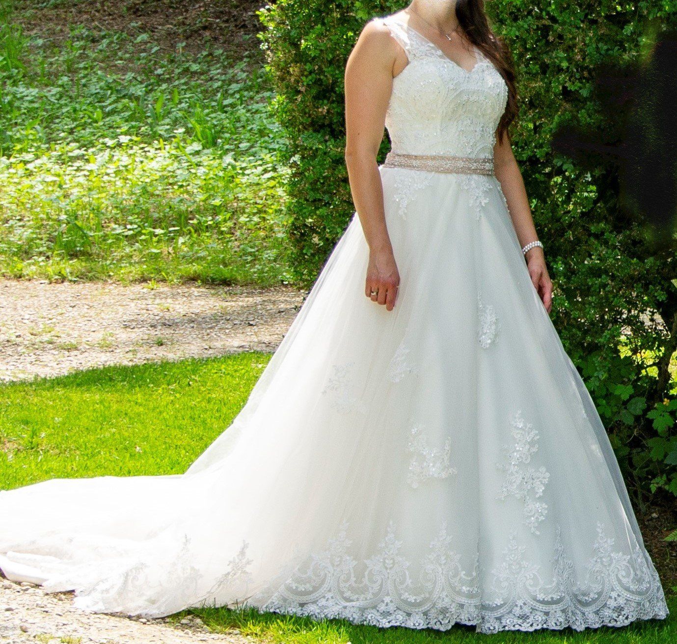Vestiti: Brautkleid A-Linie Gr.38 – Usato da Unterkulm venduto da stonie_86