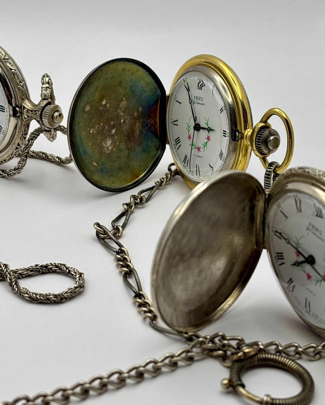 Orologi: MEGA 5STK TASCHENUHREN FERO FELDMANN – Difettoso da Rorschach venduto da ZeitWerk.10 7