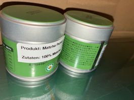 Matcha Pulver – 2 ×30g – Neu & Ungeöffnet – Frische