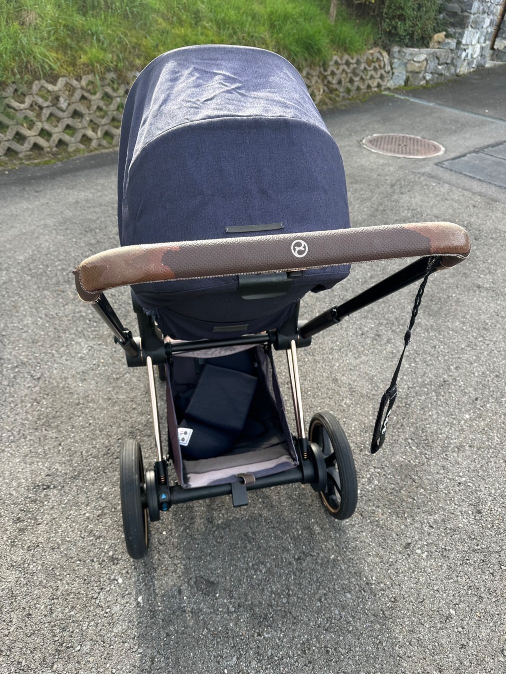 Cybex e-priam elektrischer Kinderwagen, Blau (Gebraucht) in Emmenbrcke fr  CHF 390  nur Abholung auf Ricardo kaufen