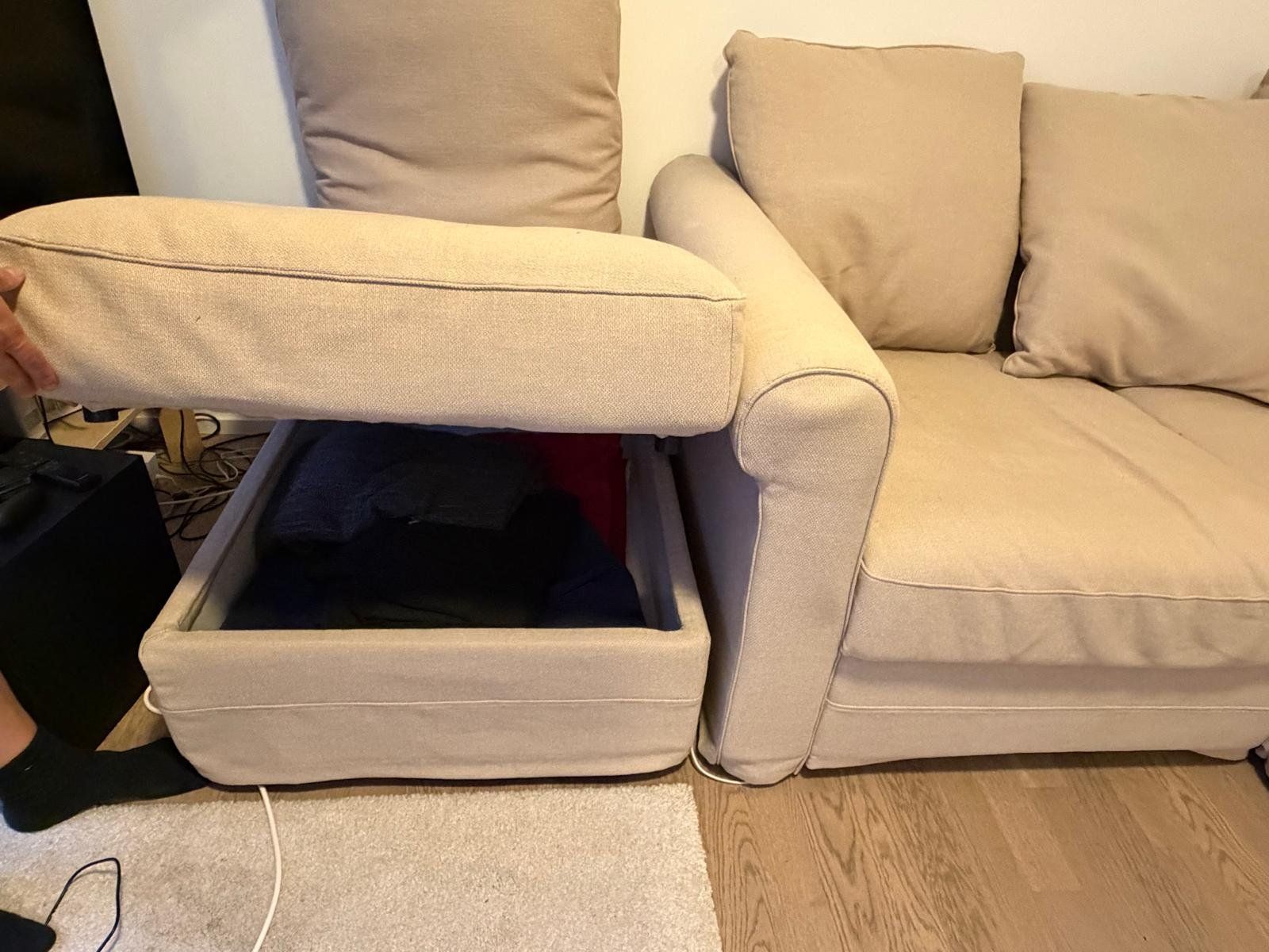 Ikea Divani: IKEA GRÖNLID Bettsofa / Ecksofa mit Hocker – Usato da Zurich venduto da bar_fm2f 3