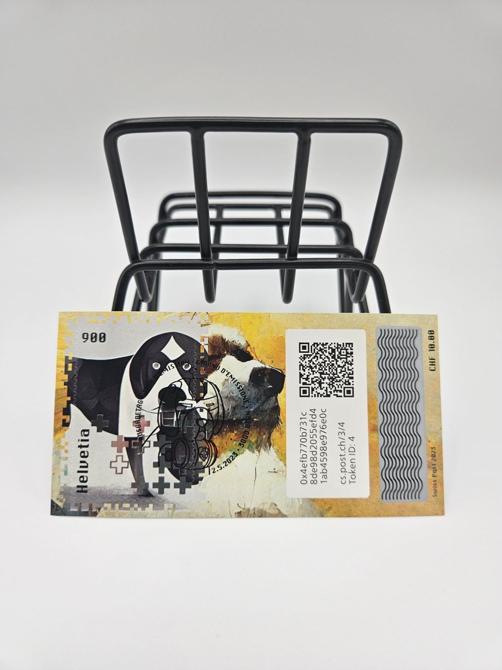 Alle Briefmarken: Swiss Crypto Stamp 3.0, ID4, Jara, Ersttag – Gebraucht aus Rickenbach SO von Bytebull