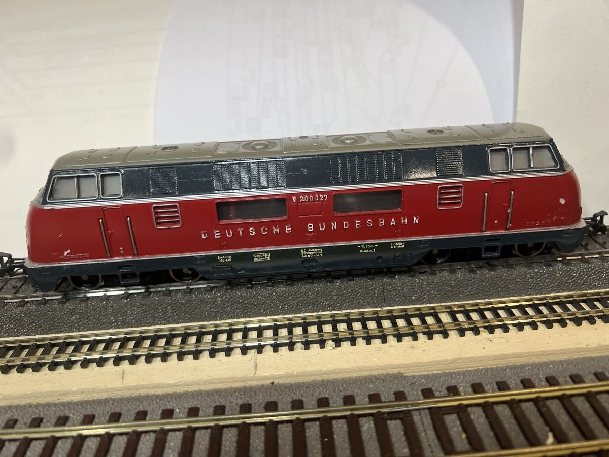 Märklin Modellini di ferrovie: Märklin Diesel Lok – Usato da Dübendorf venduto da Troggy 2