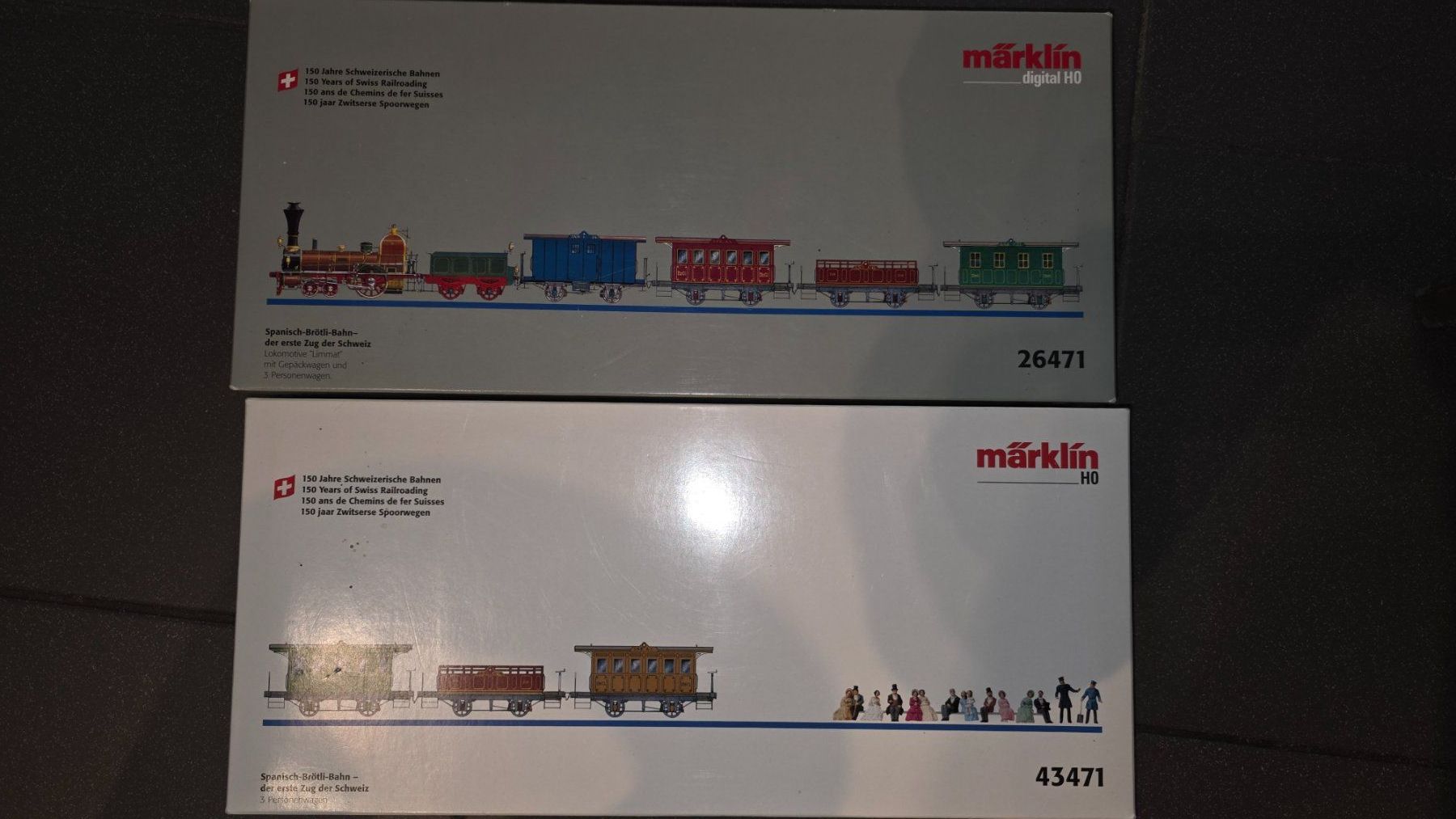 Märklin Modellini di ferrovie: Märklin 26471+43471 Spanisch Brötli Bahn – Nuovo (secondo la descrizione) da Meikirch venduto da Drystan