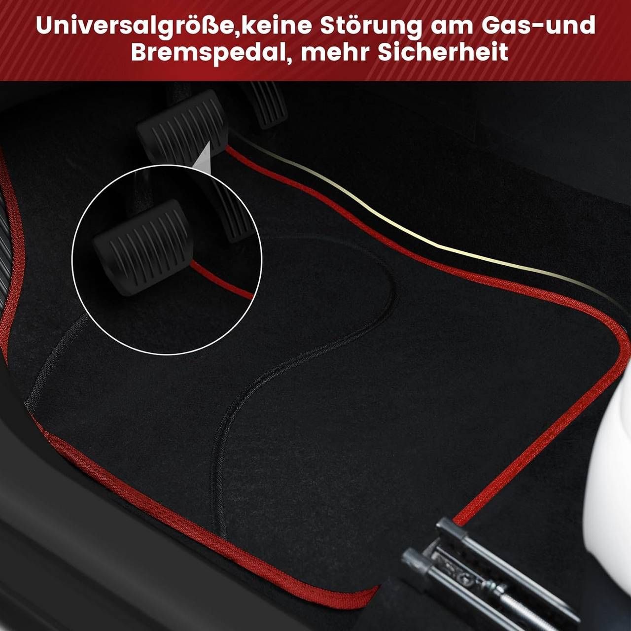 Tappeti & Tappetini: Autofussmatten Set mit 4 Matten Allwetterfussmatte universal – Nuovo e nell'imballaggio originale da Strengelbach venduto da retourenjaeger 2