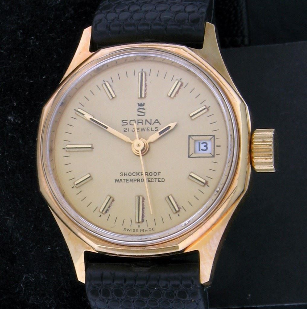 Orologi: Sorna Classic 1970er Lady mechanisch – Nuovo (secondo la descrizione) da Hirzel venduto da Dukduk