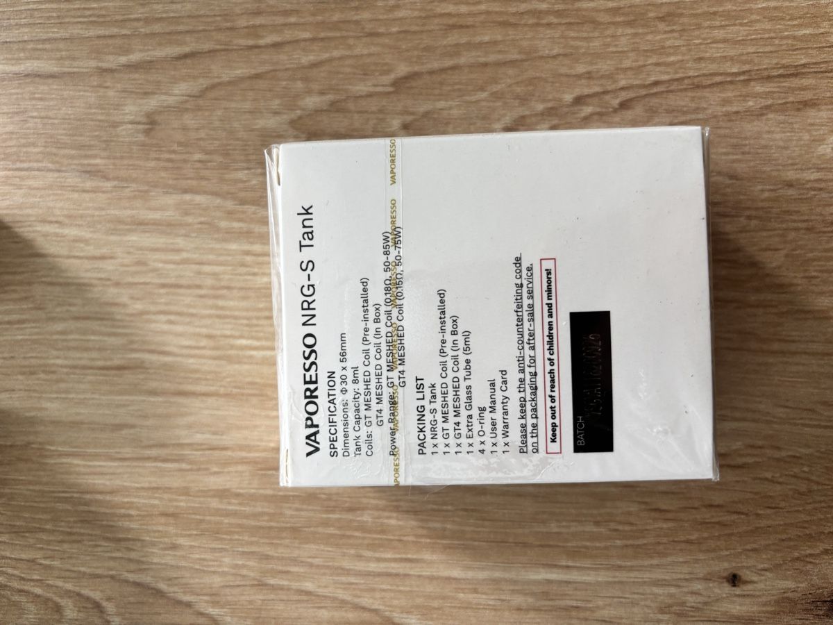 Vaporesso Luxe II Mod et NRG-S Tank, kit complet neuf (Neu und ...