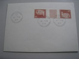 Lugano Kehrdruck top gestempelt 1973