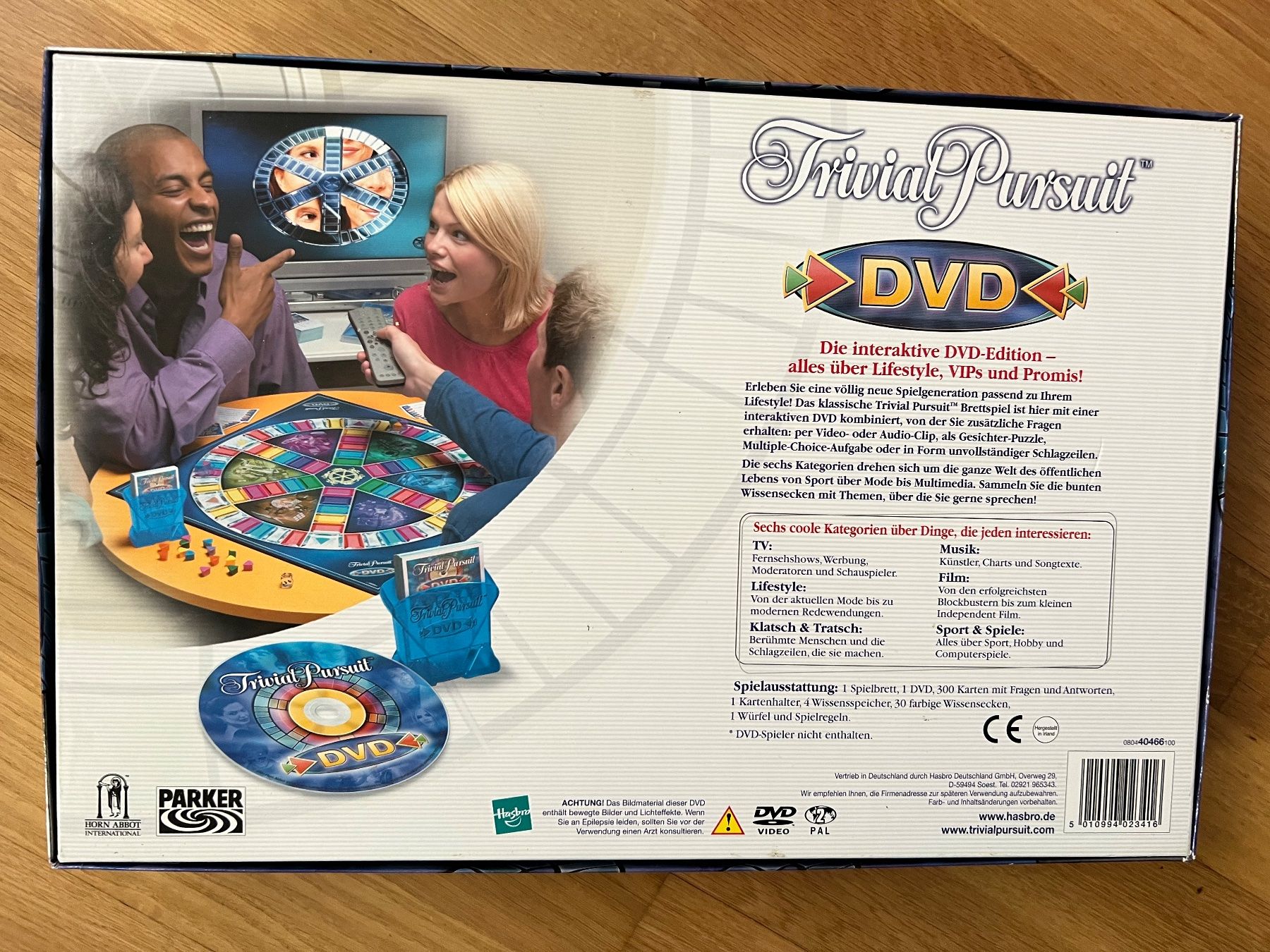 Parker Giochi: Trivial Pursuit mit dvd – Nuovo (secondo la descrizione) da Thun venduto da Siladi 2