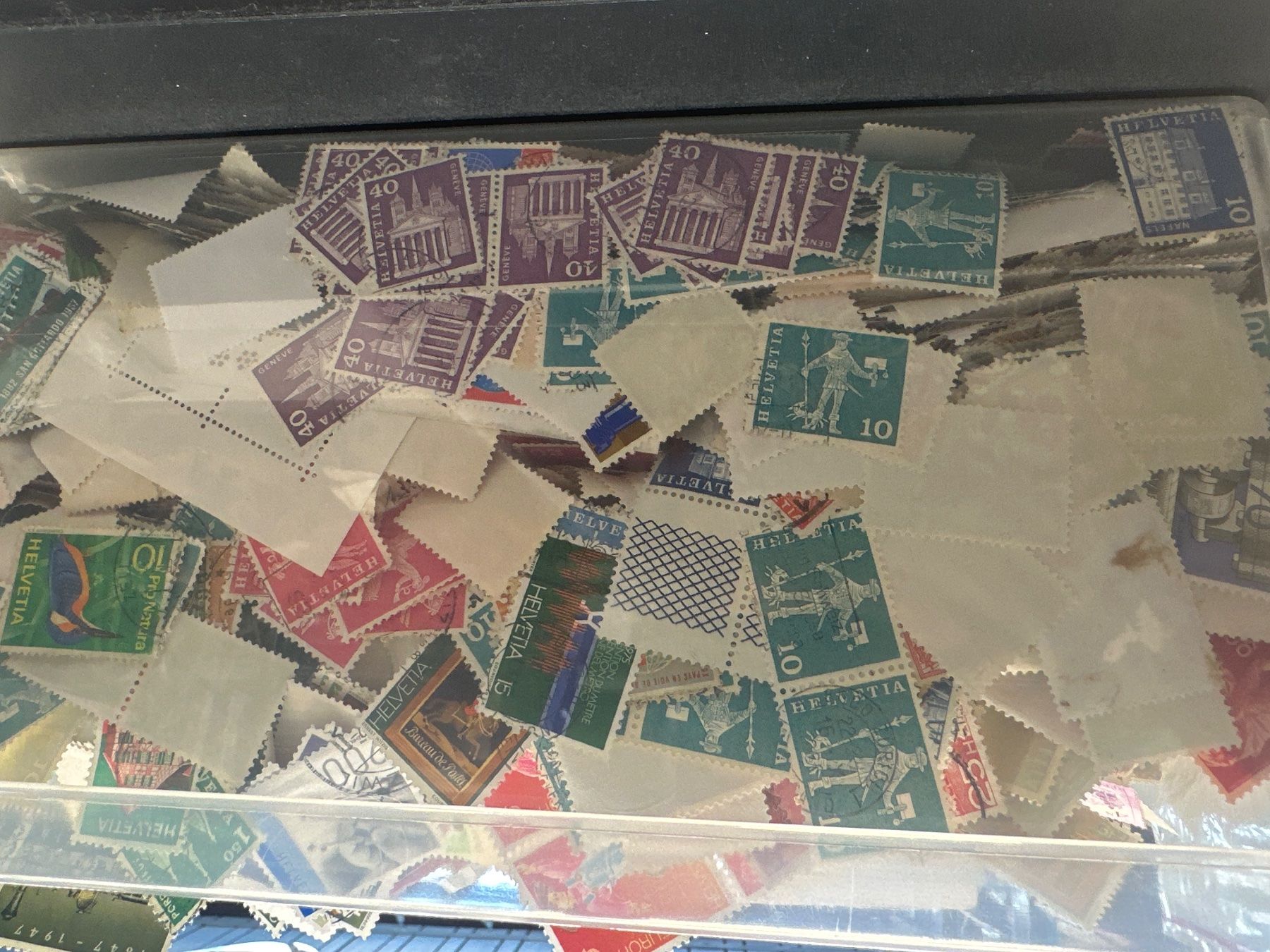 Tutti i francobolli: Briefmarken Schweiz gestempelt 1,7kg – Usato da Herisau venduto da herau 4