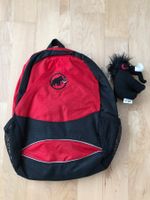 Mammut Rucksack Rot/Schwarz plus Mammut Stofftier