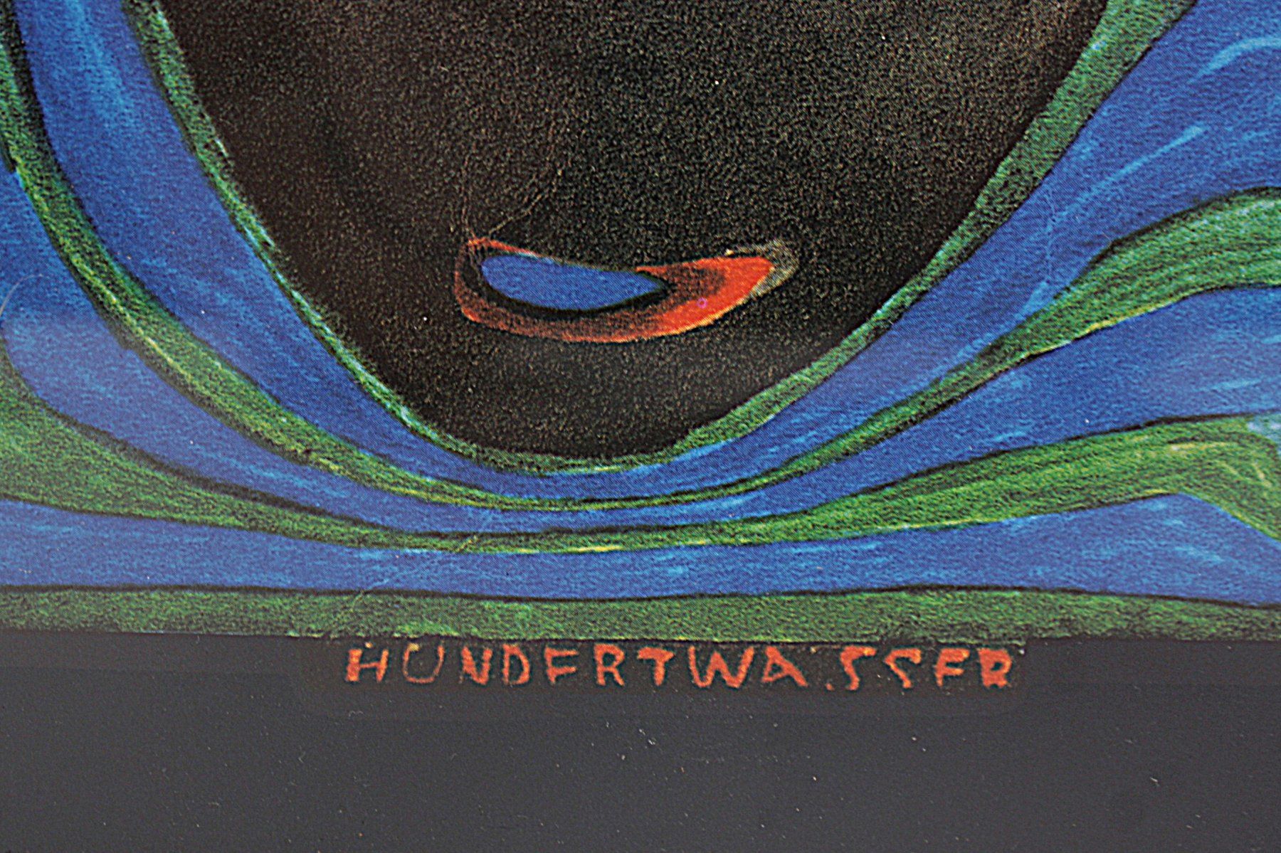 Dipinti: Hundertwasser Kunstdruck, Der grosse Weg – Usato da Zollikofen venduto da Restwert_Zollikofen 2