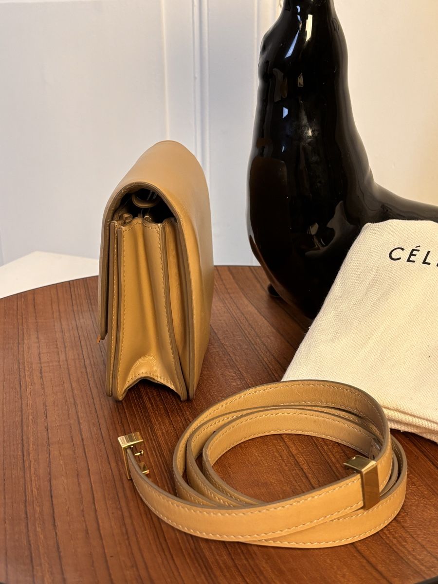 Celine Borse da donna: 100% Celine Classic Box Bag Beige Small  – Usato da Winterthur venduto da Atelier.W.Maison 6