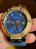 Guess Armbanduhr,  Jeans-Look, 