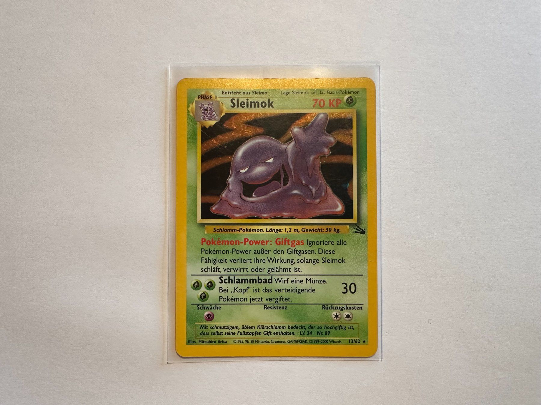 Pokémon Carte collezionabili: Sleimok holo Fossil DE – Usato da Hagendorn venduto da Pokecollectorch