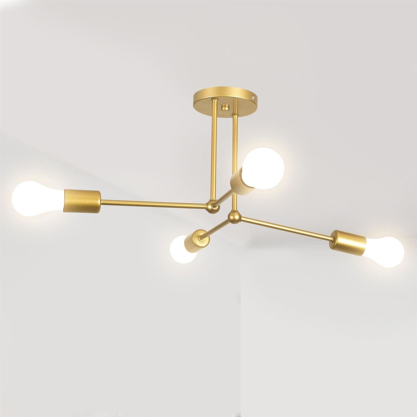 Lampade: Deckenlampe 4 E27 Lichter Kronleuchter – Nuovo (secondo la descrizione) da Thun venduto da nuonuoshop 2