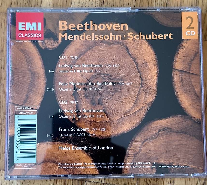 CDs: CD | Beethoven  Mendelssohn  Schubert – Gebraucht aus Münchenstein von th_bl 1