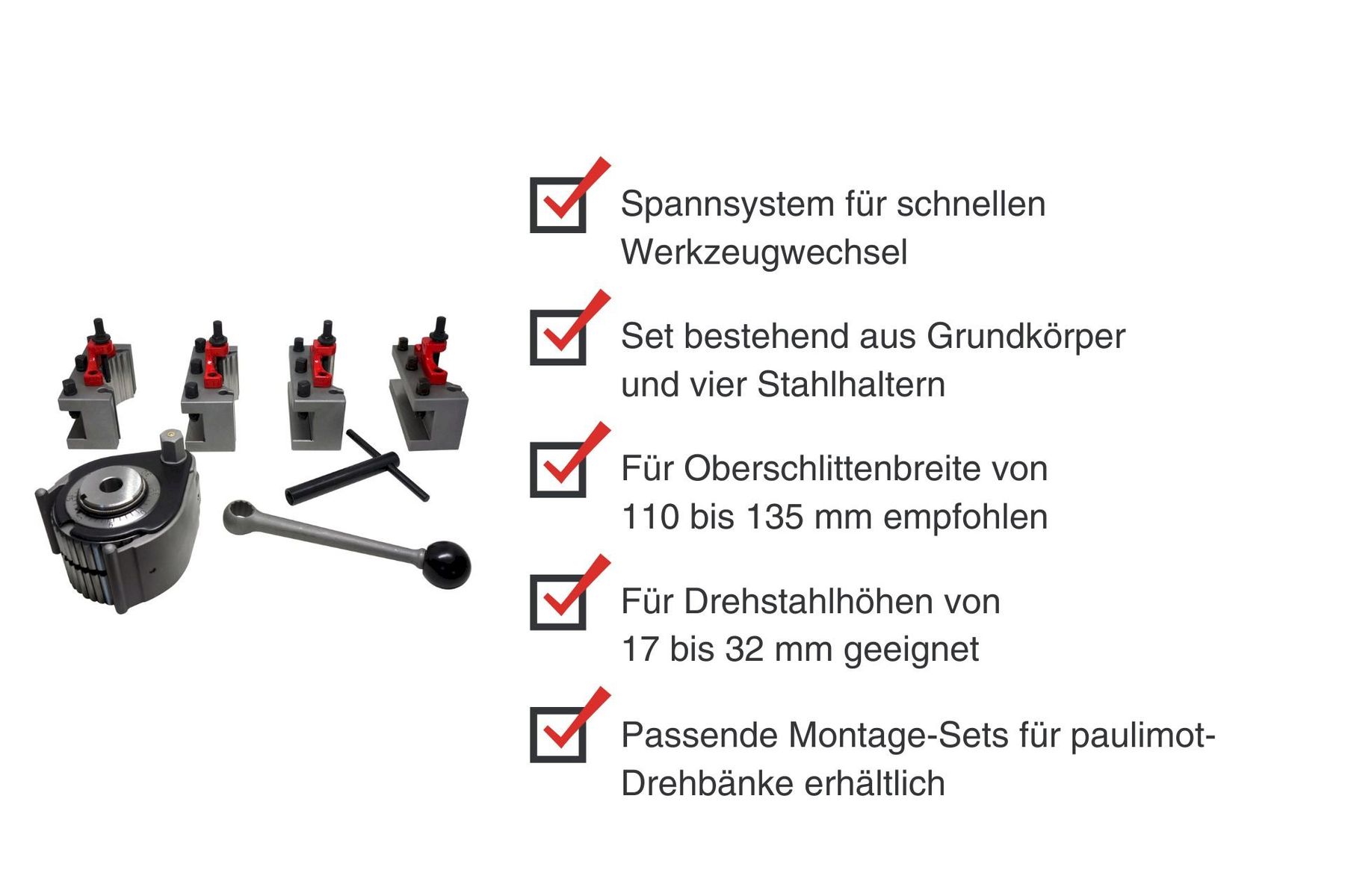 Tutti gli attrezzi: Schnellwechsel-Stahlhalter-Set Mulfix B – Nuovo e nell'imballaggio originale da Bottighofen venduto da zaap 3