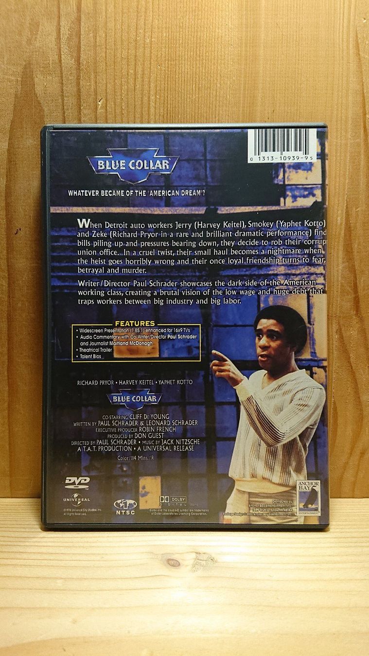 Alle DVDs: BLUE COLLAR DVD 1978 mit Harvey Keitel – Gebraucht aus Wilderswil von Exebub 1