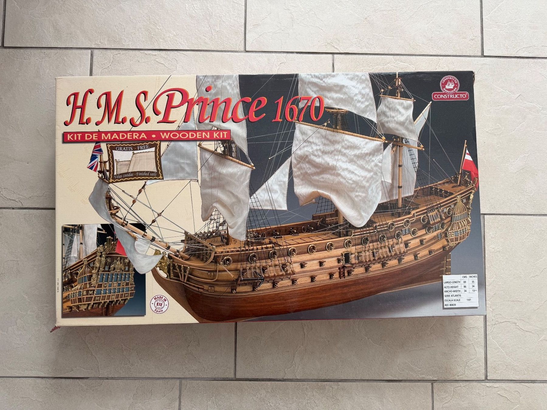 Kits de montage: H.M.S Prince 1670 von Constructor – Neuf avec emballage d'origine à Grüt (Gossau ZH) par Mulan1