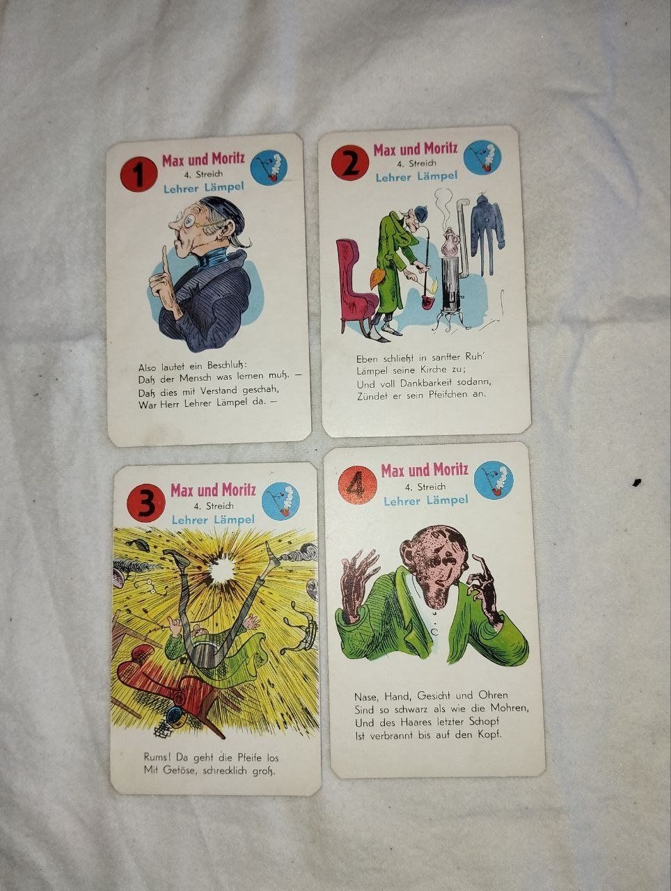 Spiele: Max und Moritz, Quartett, antiquarisch – Gebraucht aus Kollbrunn von EliCholi 2