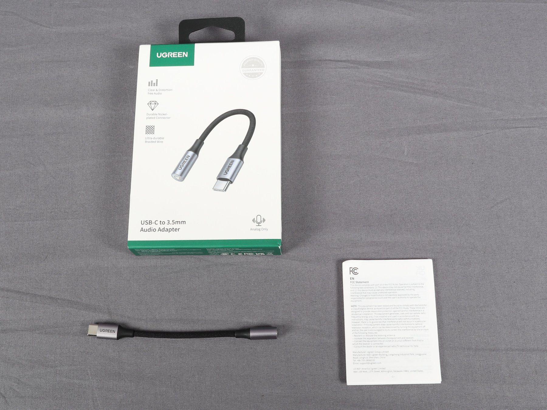 Ugreen Unità & Adattatore: UGREEN Usb-c to 3.5mm Audio Adapter – Nuovo (secondo la descrizione) da Steinen venduto da Restwert_Steinen