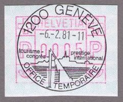 ATM 3_Sonder-VO 6.2.81_ 1200 GENÈVE "OFFICE TEMPORAIRE" !