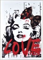Death NYC Ltd Pop Art Druck " Vuitton Monroe Unikat 1 von 1