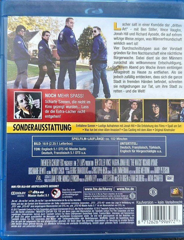 Tutti i DVDs: The Watch - Nachbarn der 3.Art – Usato da Beringen venduto da Mantafisch1 1