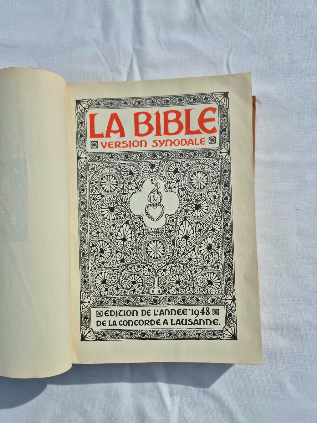Libri: Bible en français, 1948 – Usato da Chamoson venduto da Rbma 1