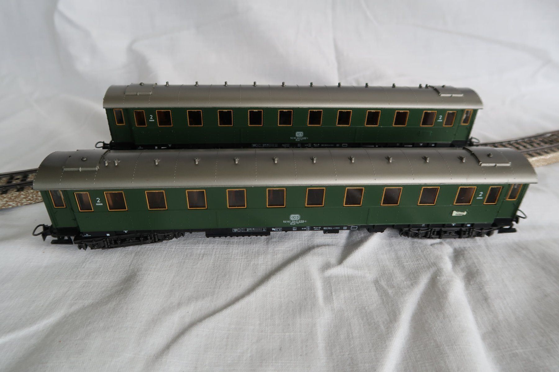 Märklin Modellini di ferrovie: 2x Märklin 4135 Eilzugwagen – Usato da Hurden venduto da Barth23 3