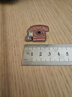 Rosa Telefon - Pin Badge Anstecker