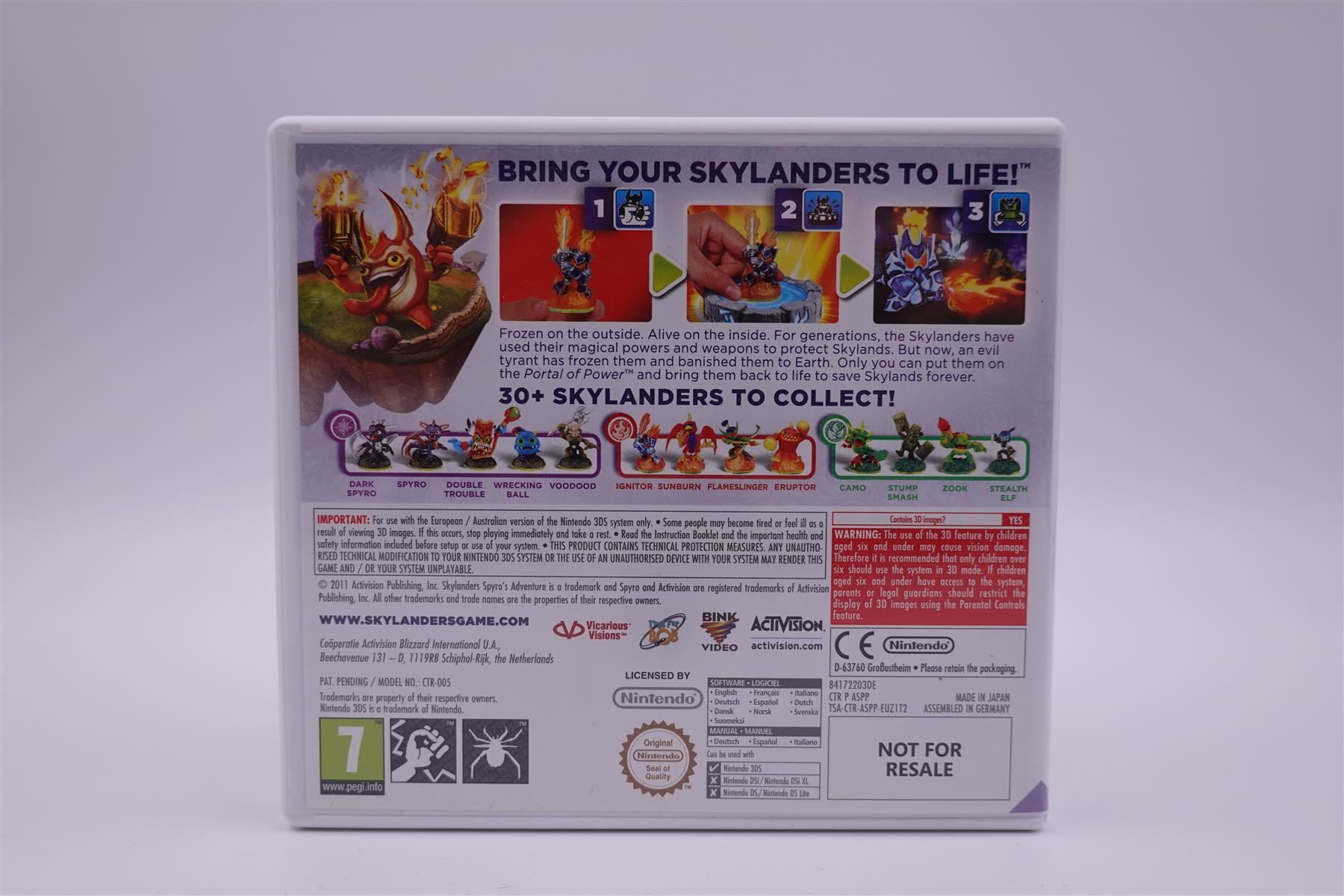Nintendo Giochi: Skylanders Spyros Adventures (3DS) – Usato da Herisau venduto da ZelliZone 2