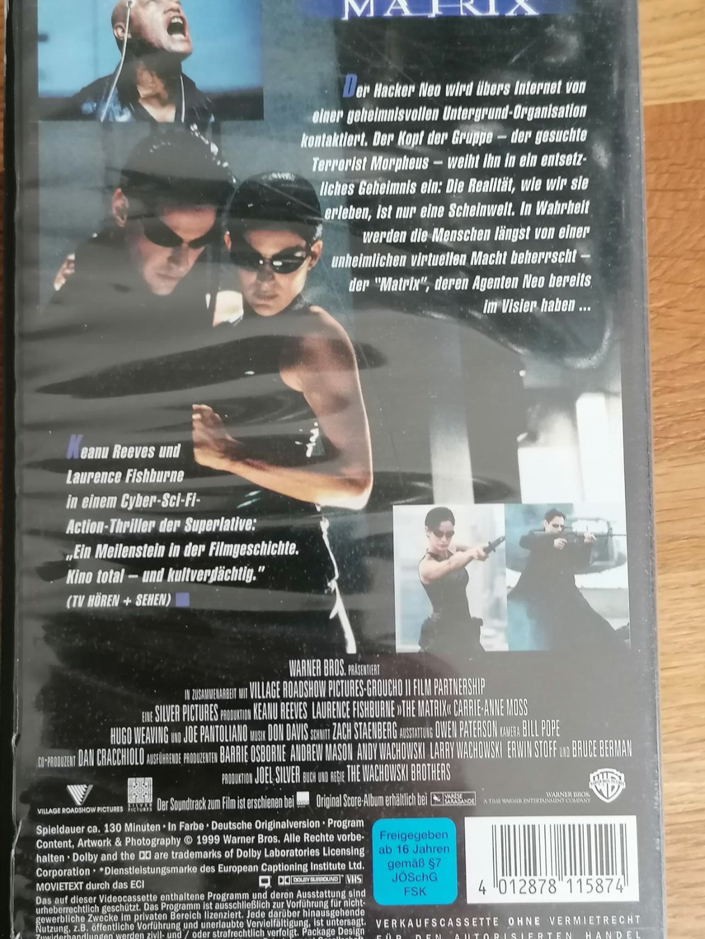 Alle VHS: VHS Matrix 1999 – Gebraucht aus Basel von vintagecollector 1