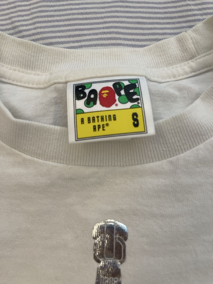 Bape T-shirts: Tshirt bape blanc taille S – Neuf (Voir description) à Troinex par bor_r92l 2