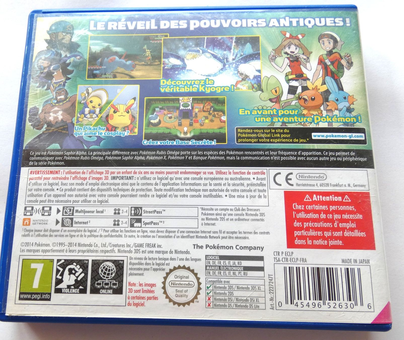 Nintendo Giochi: Nintendo 3DS - POKEMON Sapphire Alpha – Usato da La Sarraz venduto da classicworldcoins 1