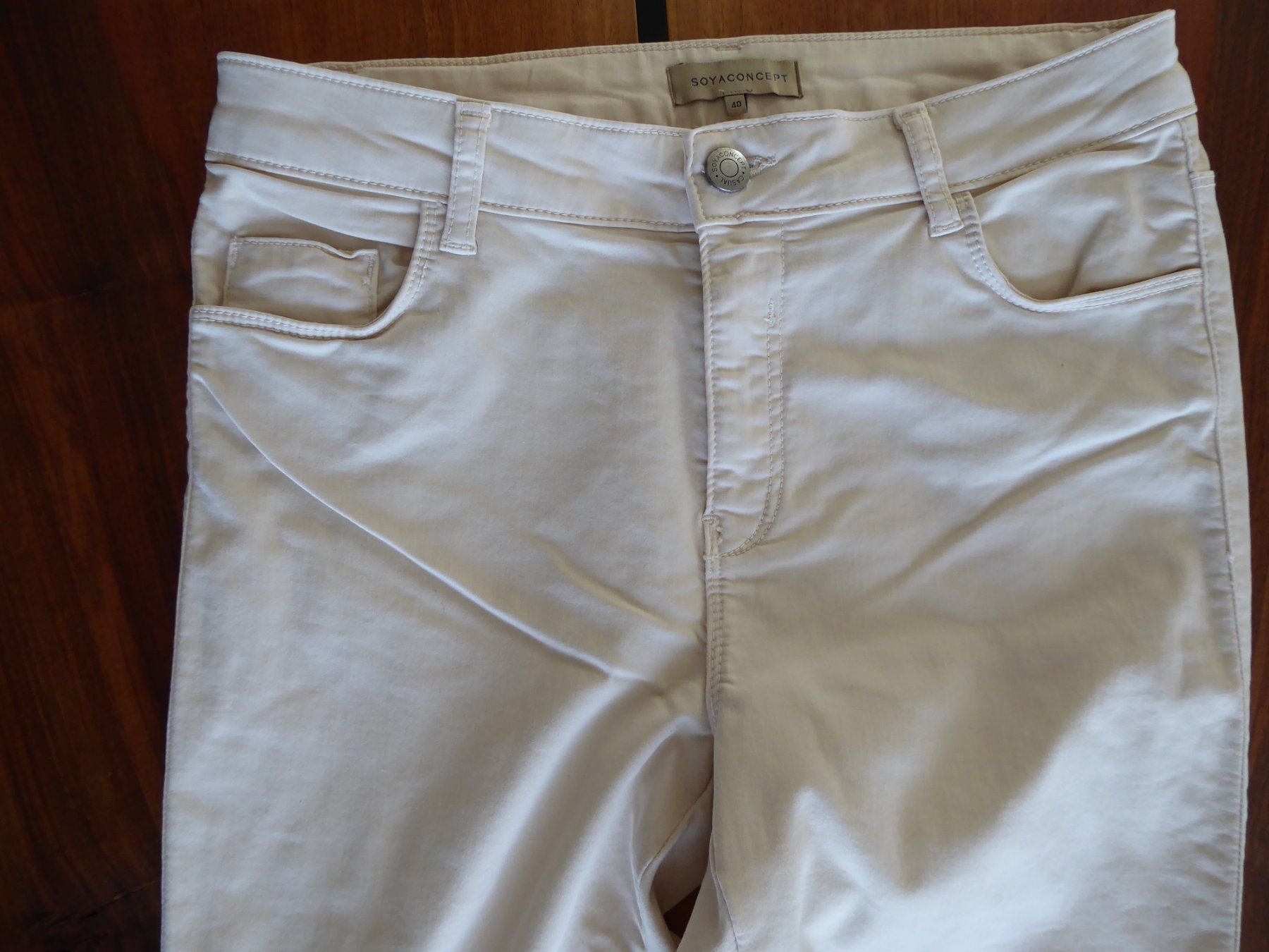 Hosen: Hose SOYACONCEPT beige Grösse 40 – Neu (gemäss Beschreibung) aus Entlebuch von roma6370 1