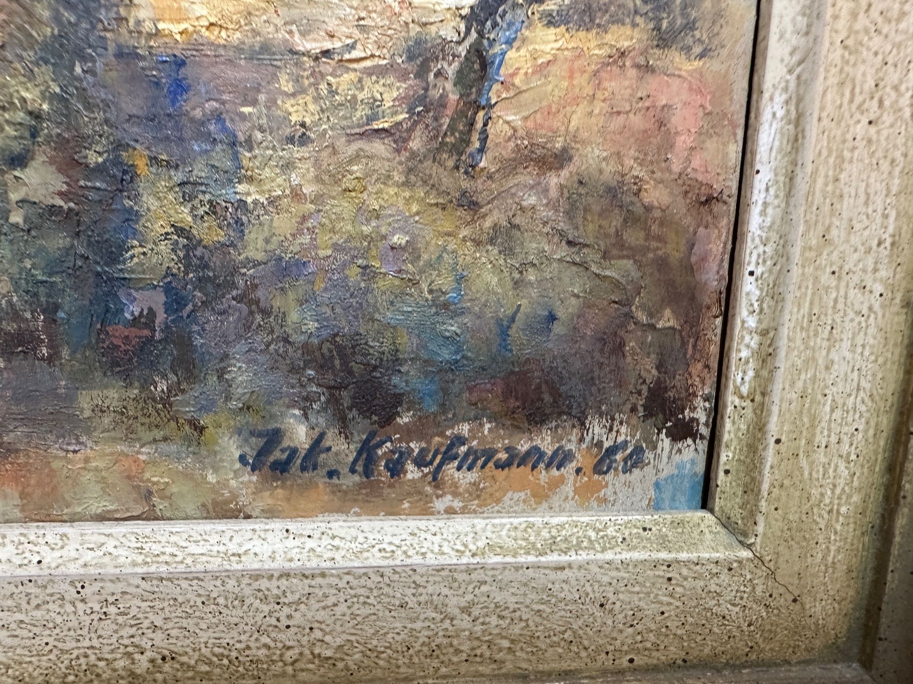 Dipinti: Schönes Gemälde, Ölbild Sign. im Rahmen – Usato da arlesheim venduto da Art.en1 2