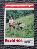 Original Prospekt Rapid Motormäher 406