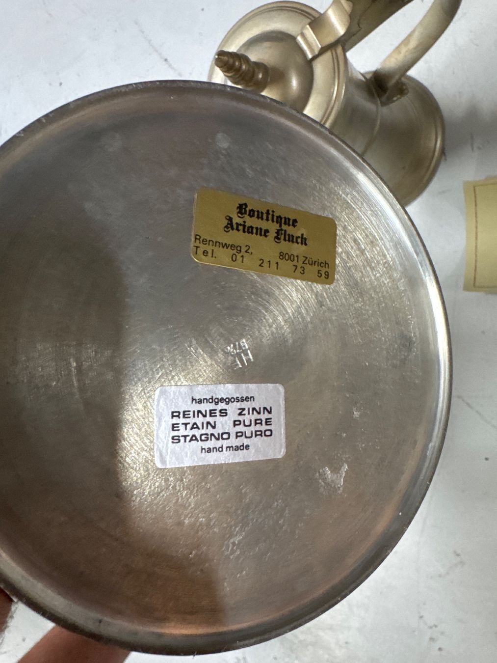 Caraffe: 2 Zinnkruge – Usato da Dietlikon venduto da HighspeedUmzug 5