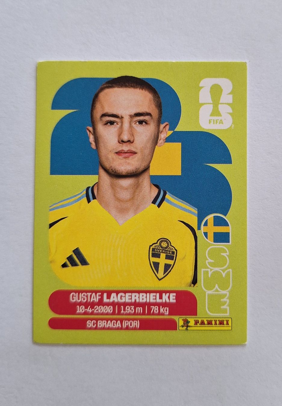 Panini Carte collezionabili: Panini Gustaf Lagerbielke SWE 7 – Nuovo (secondo la descrizione) da Romanens venduto da Crocette