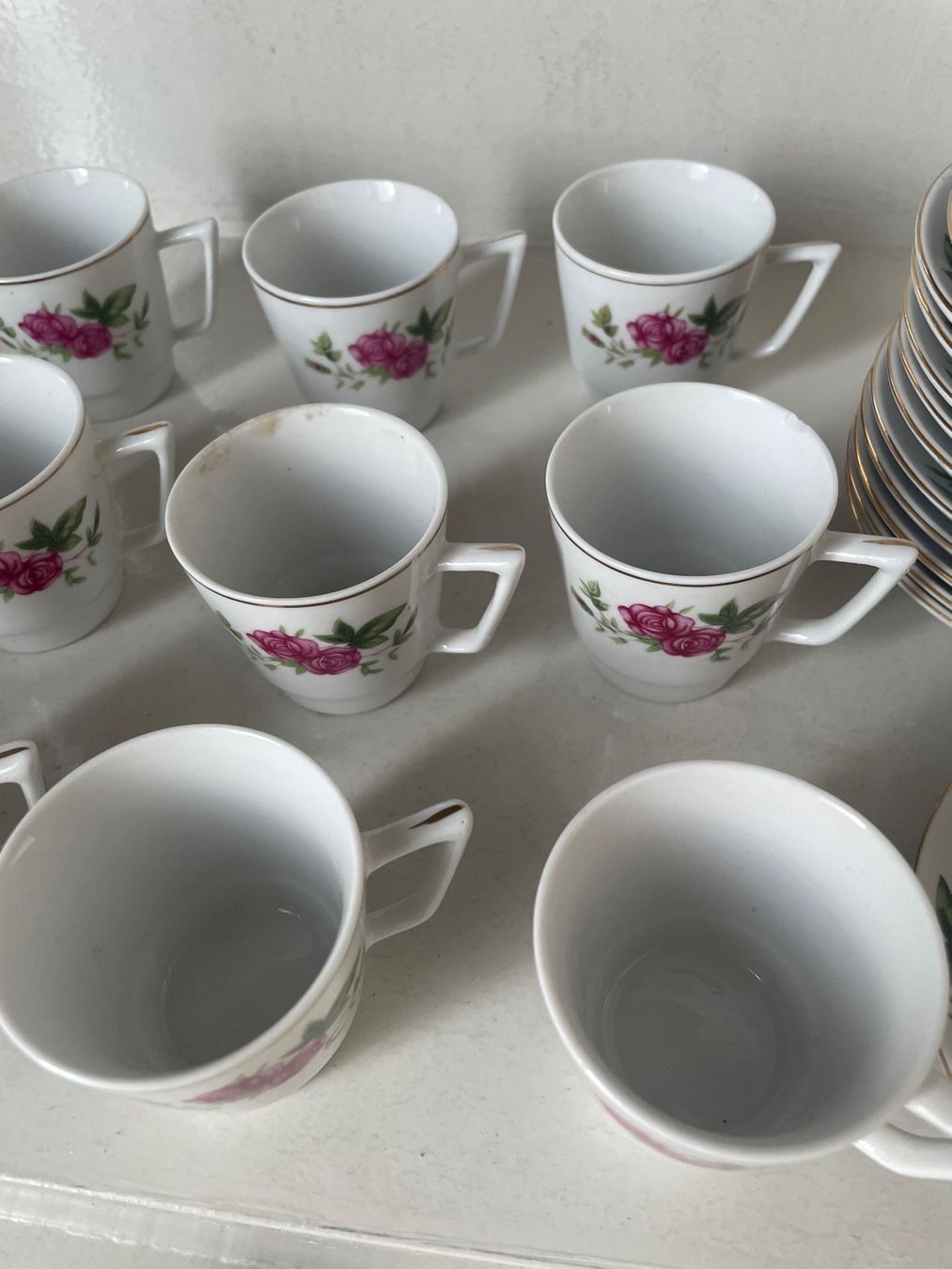 Tazze: 12 x Mokka Tassen - Vintage – Usato da Minusio venduto da Pink222 2