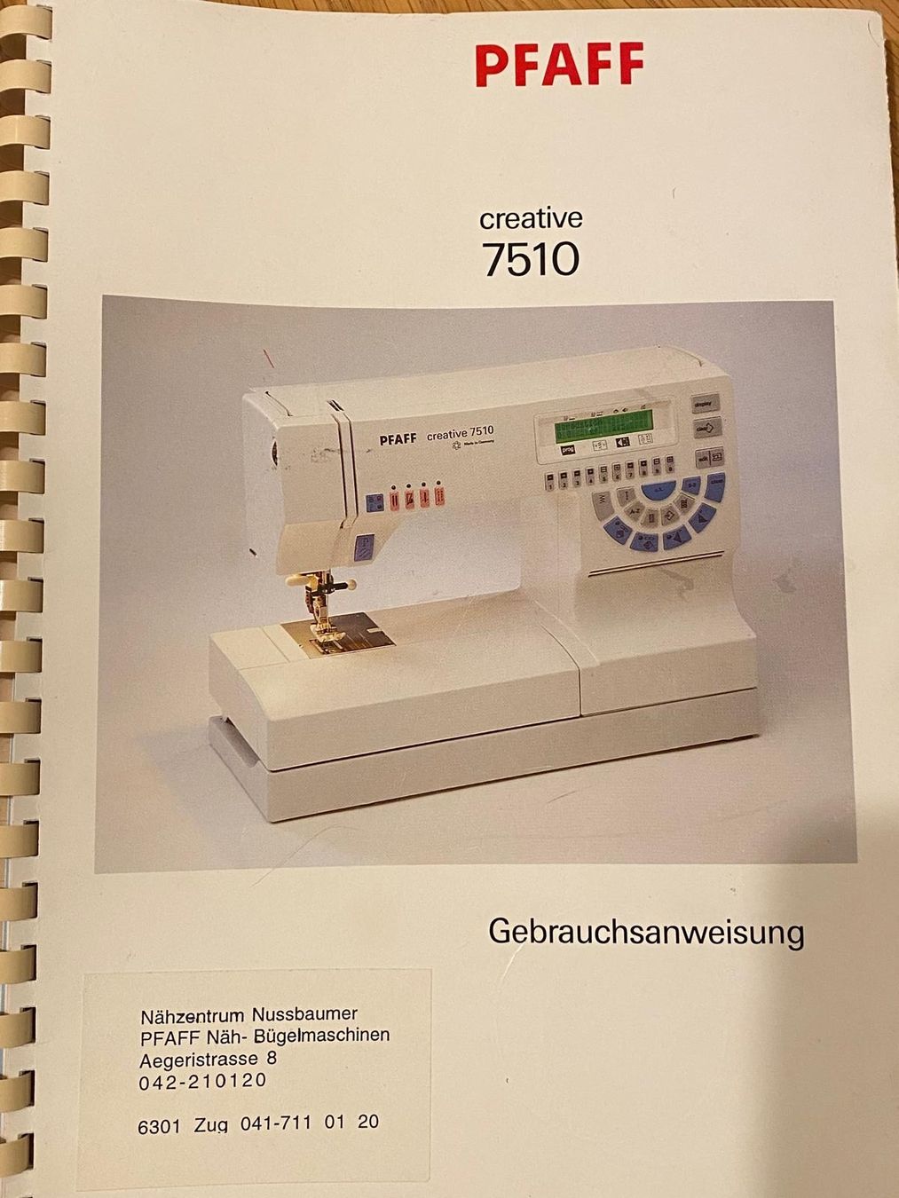 Pfaff Nähmaschinen: Pfaff Creative 7510 - Top Nähmaschine, sofort startklar! – Gebraucht aus Arth von Africa44 4