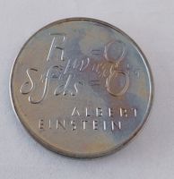 Gedenkmünze Schweiz 5.- Franken 1979 Einstein Formel (C)