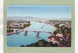 Basel Blick vom Münster Rhein abwärts