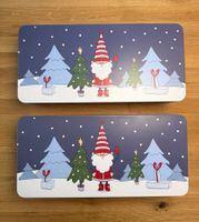 2 x GEBAECKDOSE XXL WICHTEL - ECKIG 40X20CM M.EINTEIL