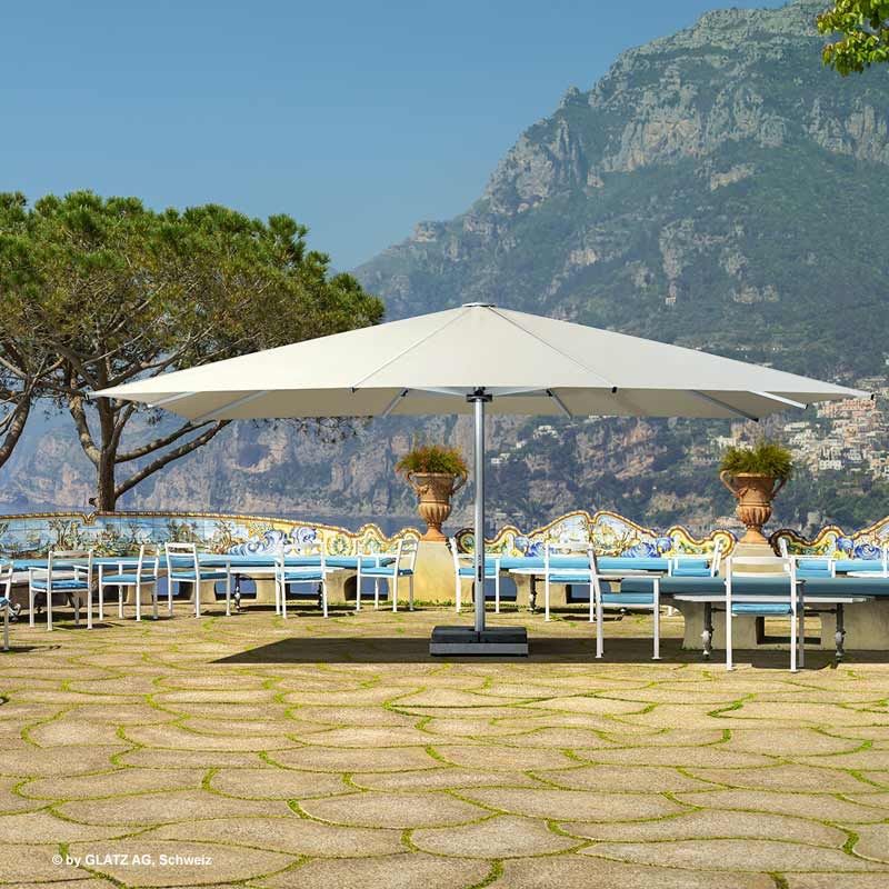 Glatz Ombrelloni: Sonnenschirm 8 M. Palazzo Royal – Usato da Schönengrund venduto da Pfoederi88