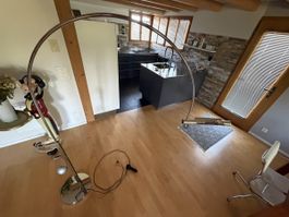 Original Baltensweiler Design-Stehleuchte Bogenlampe – Made 
